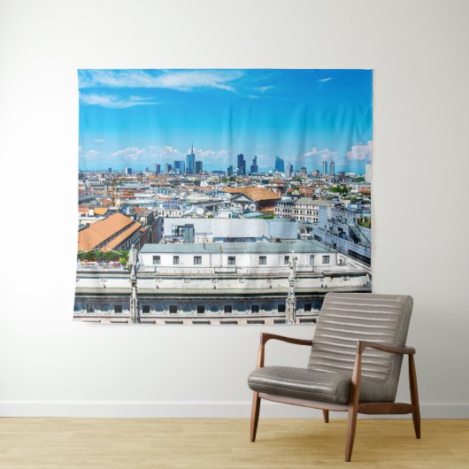 Milanese skyline wandkleed (In Situ (horizontaal))
