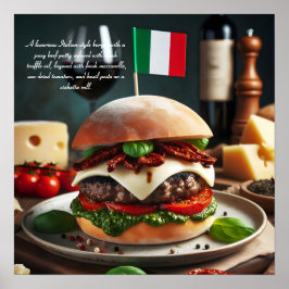 Milanese snack: Truffelschat Poster