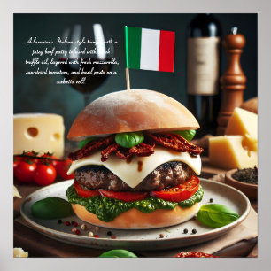 Milanese snack: Truffelschat Poster