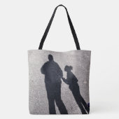 Milani and Grandma Fine Art Fabric Bag Tote Bag (Achterkant)