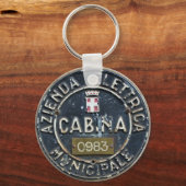 Milano Azienda Elettrica Municipale Cabina Sleutelhanger (Voorkant)