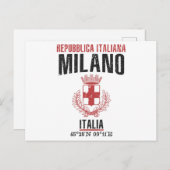 Milano Briefkaart (Voorkant / Achterkant)