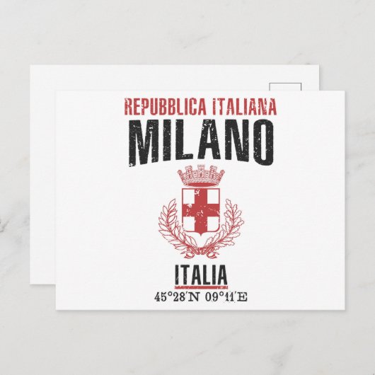 Milano Briefkaart (Voorkant / Achterkant)