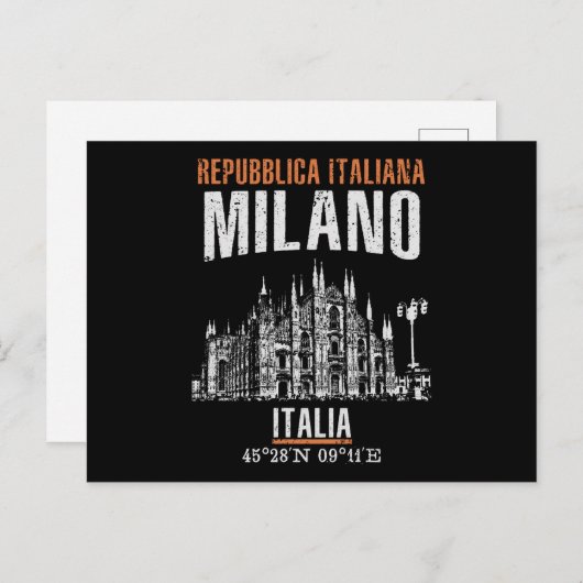 Milano Briefkaart (Voorkant / Achterkant)