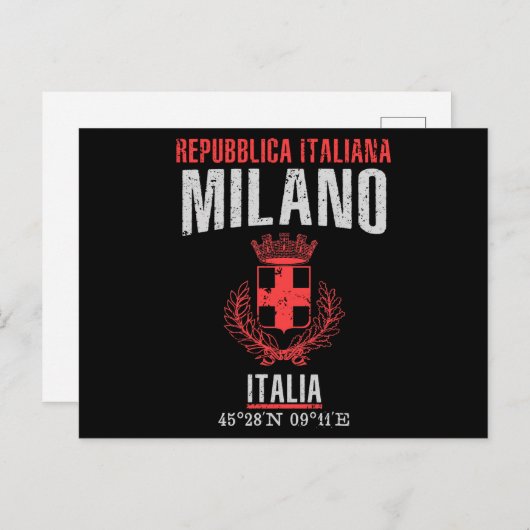 Milano Briefkaart (Voorkant / Achterkant)