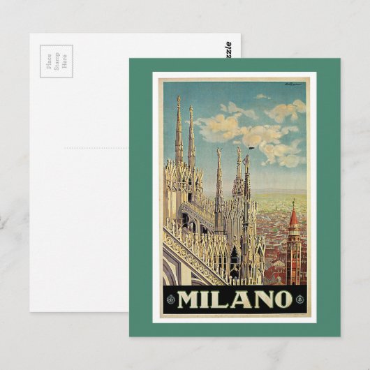 Milano Briefkaart (Voorkant / Achterkant)