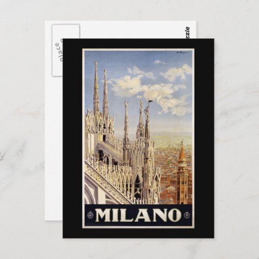 Milano Briefkaart (Voorkant / Achterkant)