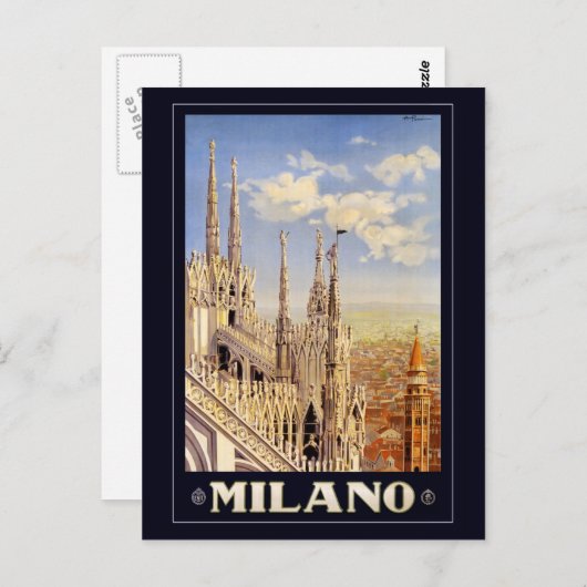 Milano Briefkaart (Voorkant / Achterkant)