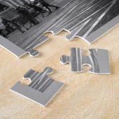 Milano Cathedral - Italië - foto zwart-wit Legpuzzel (Zijkant)