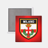 Milano Flag Magneet (Voorkant / Achterkant)