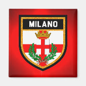 Milano Flag Magneet (Voorkant)