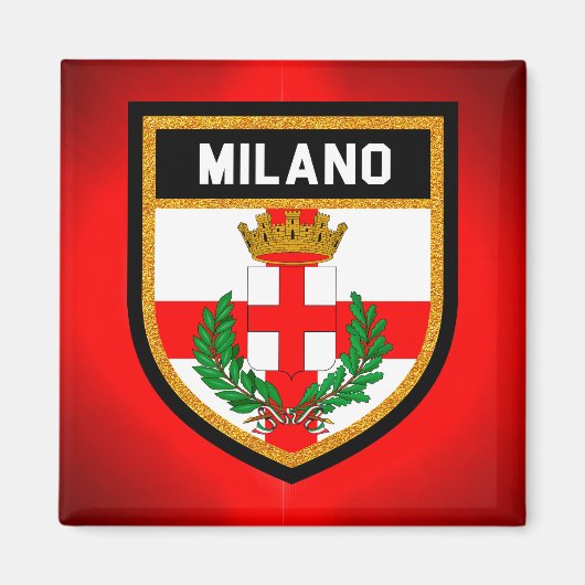 Milano Flag Magneet (Voorkant)
