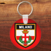 Milano Flag Sleutelhanger (Voorkant)