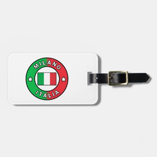 Milano Italia Bagagelabel (Voorkant horizontaal)