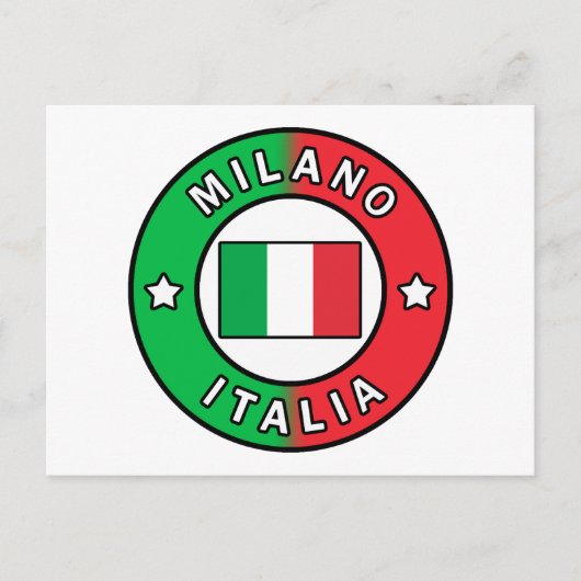 Milano Italia Briefkaart (Voorkant)