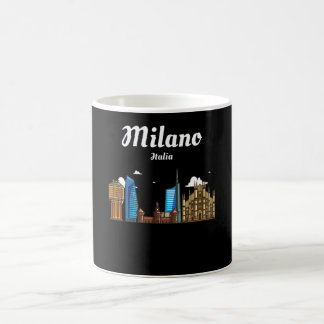 Milano Italia / Milaan - Skyline van de stad Koffiemok
