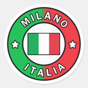Milano Italia Ronde Sticker