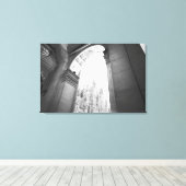 Milano Italië, Galleria Uitzicht van de Duomo Canvas Afdruk (Insitu (Houten vloer))