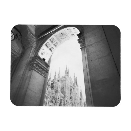 Milano Italië, Galleria Uitzicht van de Duomo Magneet (Horizontaal)