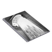 Milano Italië, Galleria Uitzicht van de Duomo Notitieboek (Rechterzijde)