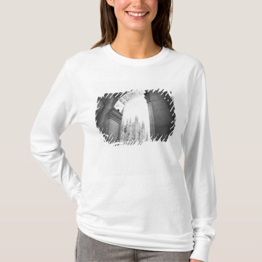 Milano Italië, Galleria Uitzicht van de Duomo T-shirt (Voorkant)