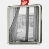 Milano Italië, Uitzicht van La Scala Opera Window Metalen Ornament (Links)