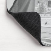 Milano Italië, Uitzicht van La Scala Opera Window Muismat (Hoek)