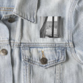 Milano Italië, Uitzicht van La Scala Opera Window Vierkante Button 5,1 Cm (In situ)