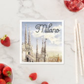 Milano Italië Vintage Servet (Insitu)