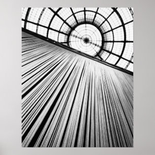Milano Italië, weergave bij de Galleria Poster