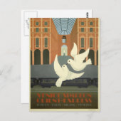  Milano Italië White Doves Orient Express Briefkaart (Voorkant / Achterkant)
