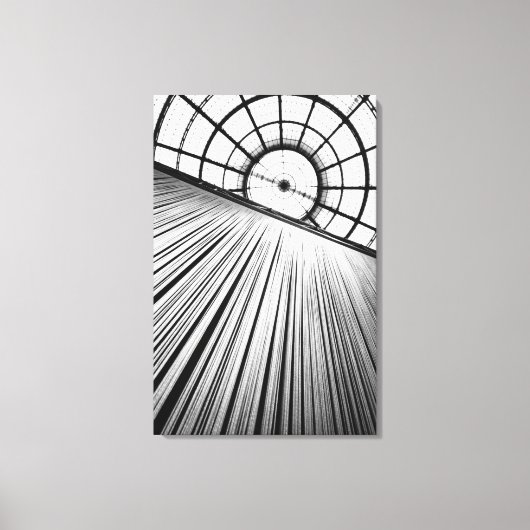 Milano Italy, display at the Galleria Canvas Afdruk (Voorkant)