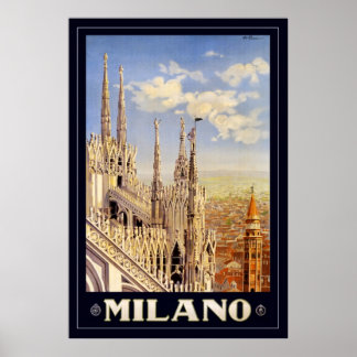 Milano (met grens) poster