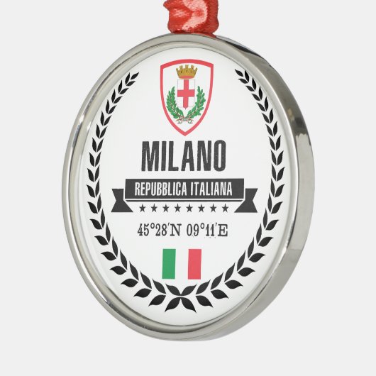 Milano Metalen Ornament (Links)