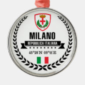 Milano Metalen Ornament (Voorkant)