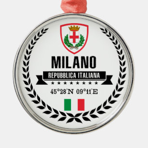Milano Metalen Ornament