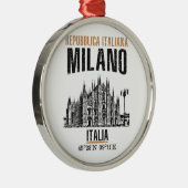 Milano Metalen Ornament (Rechts)