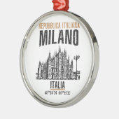 Milano Metalen Ornament (Links)