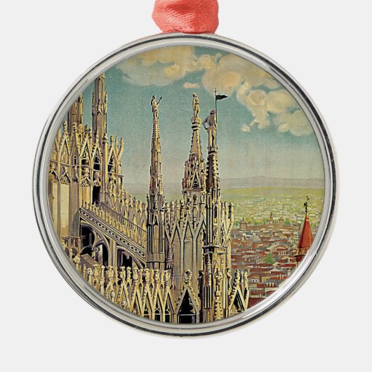 Milano Metalen Ornament (Voorkant)