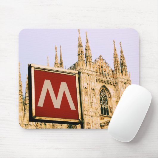 Milano Metro Muismat (Met muis)