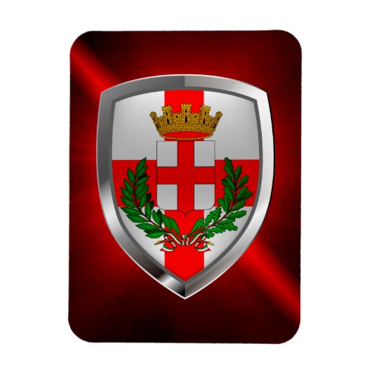Milano Mettalic Emblem Magneet (Verticaal)