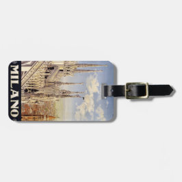  Milano Milaan Italië, aangepast bagagelabel