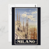  Milano Milaan Italië briefkaart (Voorkant / Achterkant)