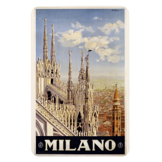  Milano Milaan Italië magneet (Verticaal)