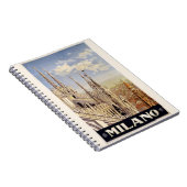 Milano Milaan Italië notitieboek (Rechterzijde)