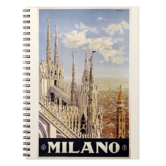  Milano Milaan Italië notitieboek (Voorkant)