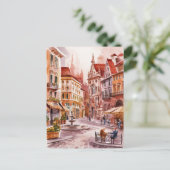 Milano, Milaan Italië Straatschilderkunst Briefkaart (Staand voorkant)