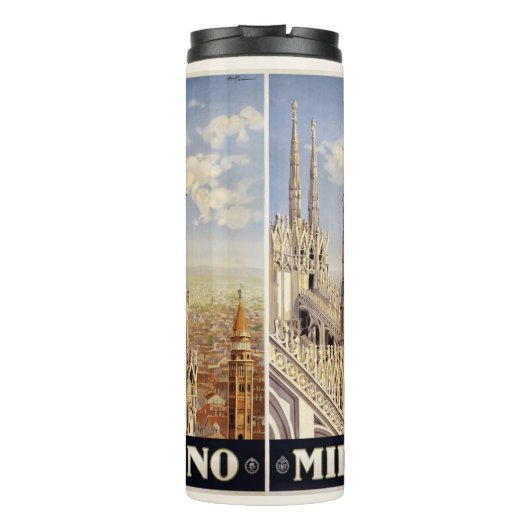 Milano Milaan Italië Thermosbeker (Achterkant)