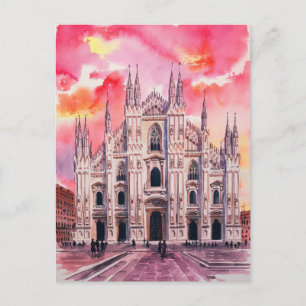 Milano, Milaan Kathedraal Schilderij Briefkaart