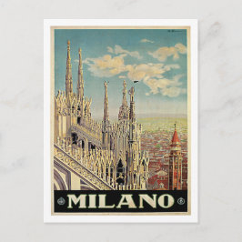 Milano Milan Italië Vintage Travel Briefkaart